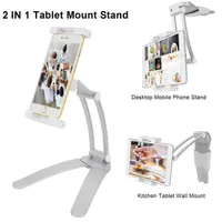 Blackbird BH1476 2in1 tablet és okostelefon tartó 5"-12" 360 fokos fej falra szerelhető #2