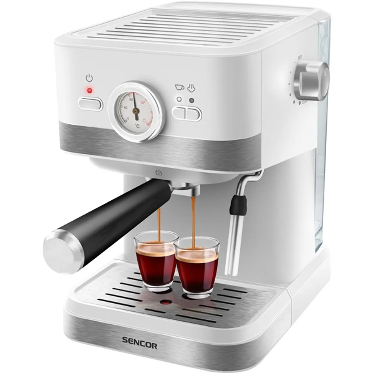SENCOR SES 1720WH karos presszó kávéfőző 20 bar 1,5 L víztartály tejhabosító #2