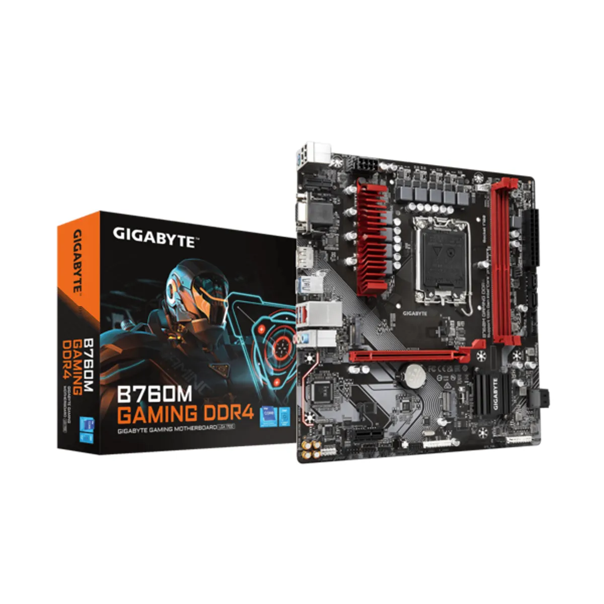 GIGABYTE B760M GAMING DDR4 B760M gaming ddr4 foglalat S1700 formátum mATX PCIe 4.0 x16 2x M.2 4x SATA LAN 2.5GbE #1