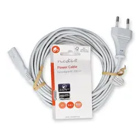 Nedis CEGL11040WT50 táp kábel IEC-320-C7 2 x 0,75 mm2 5 m fehér #3