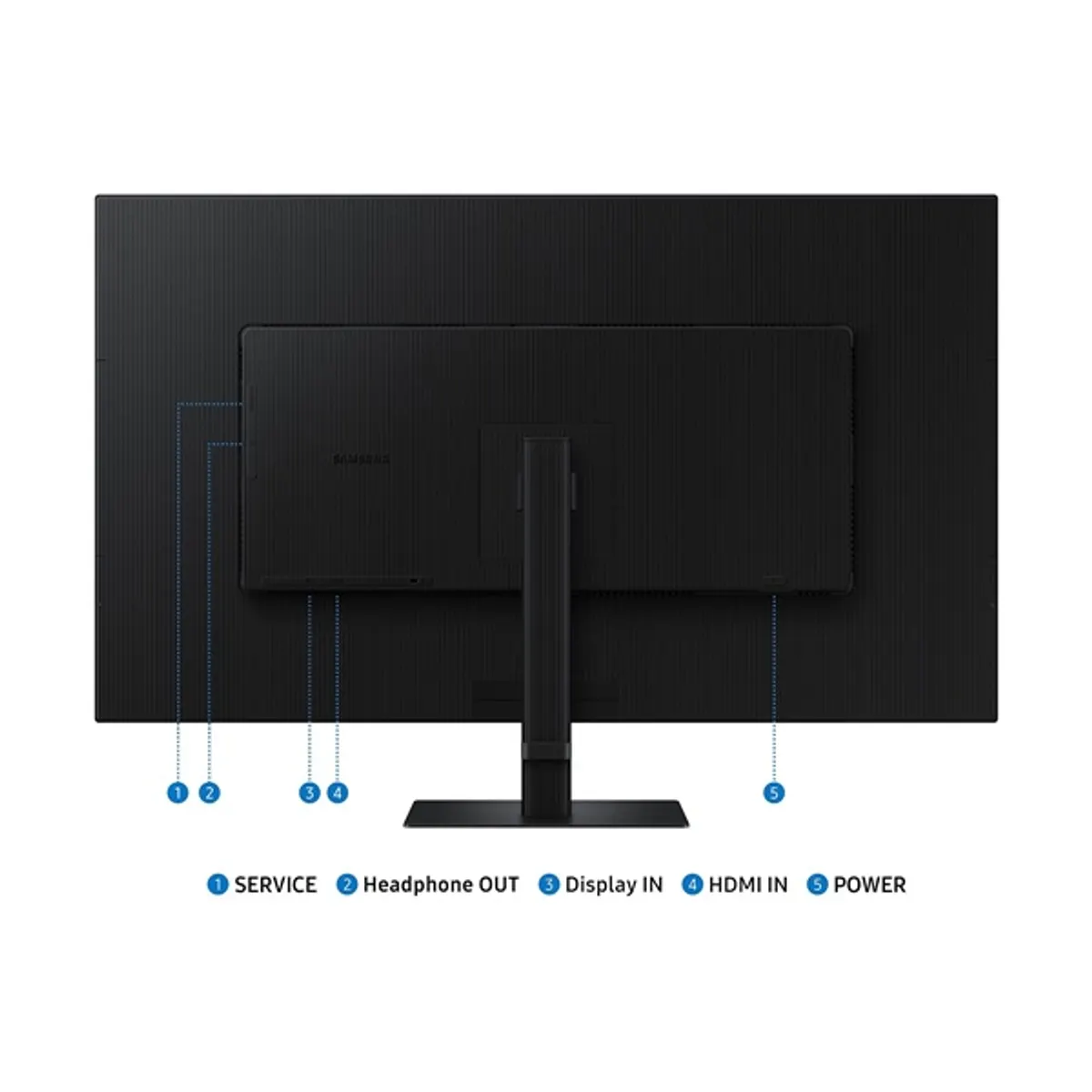 SMG MON LS37D700EAUXEN 37" monitor VA 3840x2160 16:9 HDR 60Hz 5ms HDMI DP VESA 100x100 dönthető beépített tápegység Fekete #9