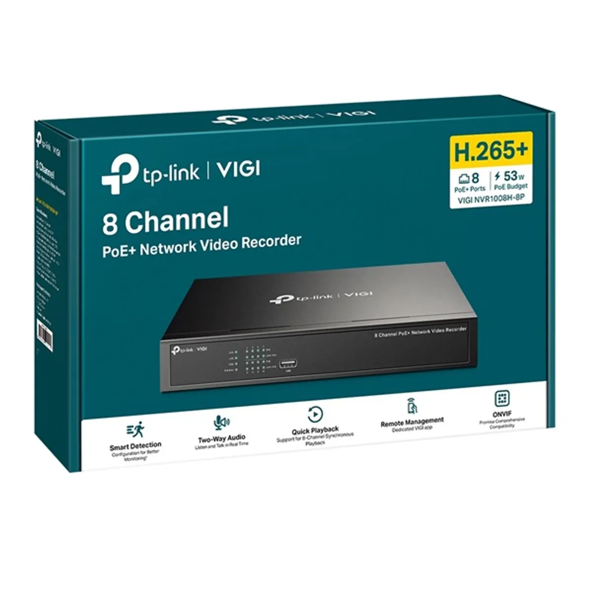 TP-LINK VIGI NVR1008H-8P 8 csatornás HDMI VGA 3840x2160 10 TB #3