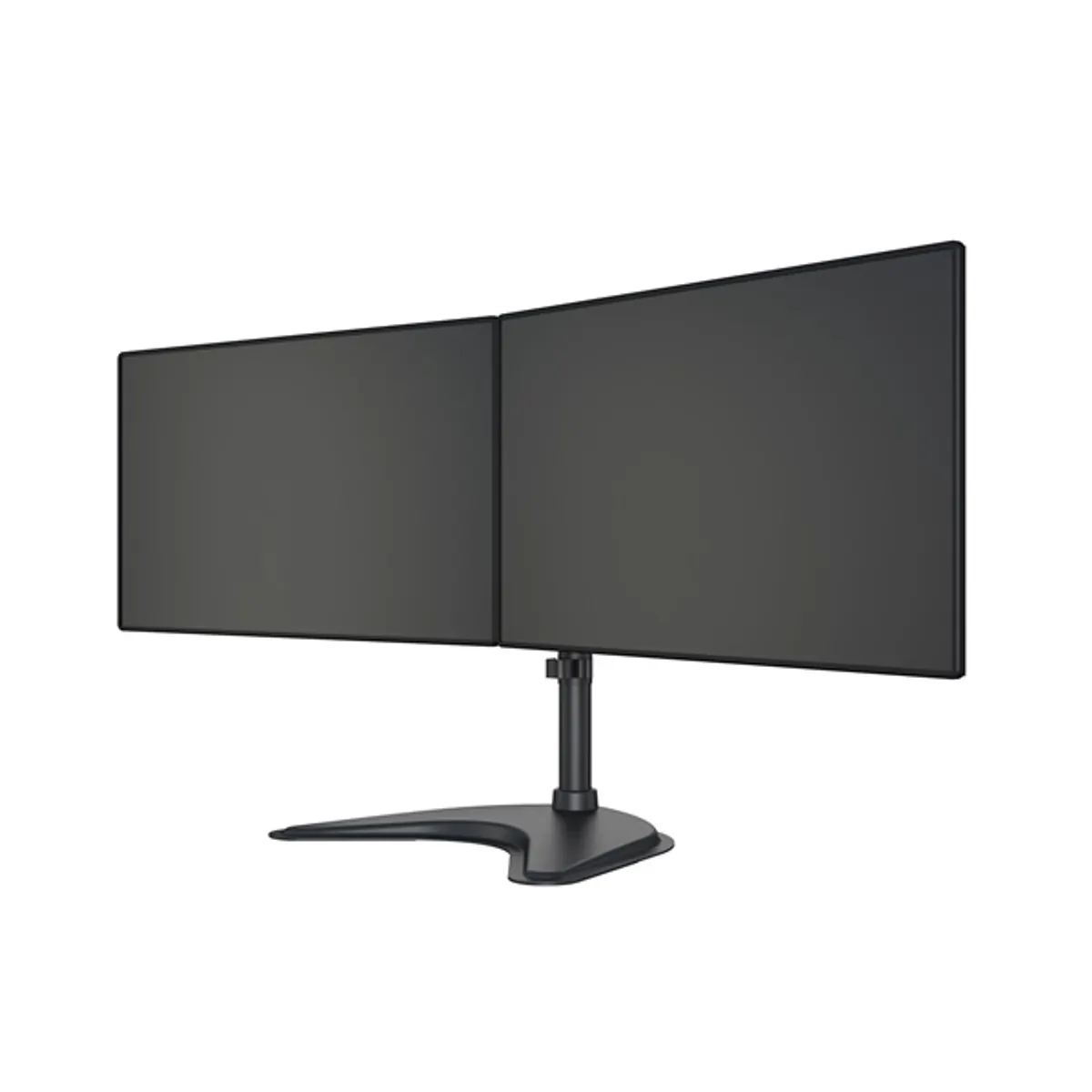 MULTIBRACKETS 7350073733330 M Deskstand Basic Dual 15-27" fekete 75x75 100x100 mm, 8 kg, magasság 100-450 mm, tilt 45 fok, forgó 360 fok #10