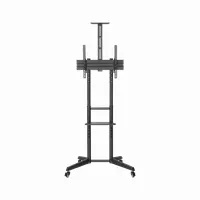 SBOX FS-401 padló-mobil televízió konzol 37"-70" 50 kg VESA 200x200-600x400 kábelkezelés #2