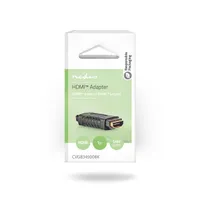 NEDIS cvgb34900bk HDMI toldó adapter aranyozott csatlakozók fekete egyenes #6