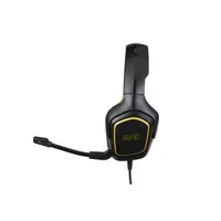 KONIX KX-UFC-GHB-UNIV UFC fejhallgató gamer mikrofonos 3.5mm stereo fekete-sárga #2