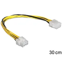Delock 83343 Molex 4 tűs apa 4 darab 2 tűs ventilátor tápkábel 0,3 m #1