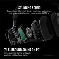 CORSAIR CA-9011201-EU Void Elite Wireless Surround fekete mikrofon igen RGB 7.1 #3