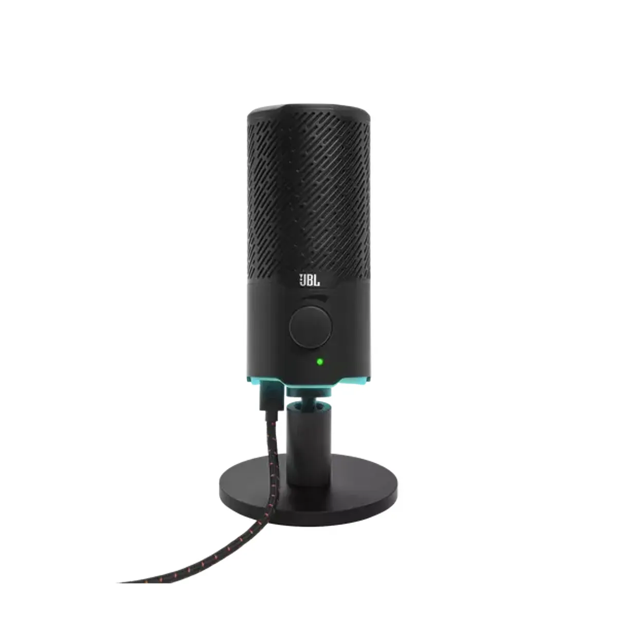 JBL JBLQSTREAMBLK Quantum Stream USB mikrofon 14 mm kondenzátor kardioid és omni 44,1 kHz 48 kHz 96 kHz RGB némítás #1
