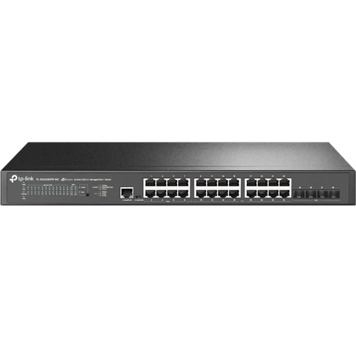 TP-LINK SG3428XPP-M2 Omada 24x2.5G RJ45 4 SFP modul foglalat L2 PoE #1