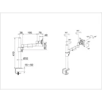 MULTIBRACKETS 7350073735167 falitartó 100x100 VESA #6