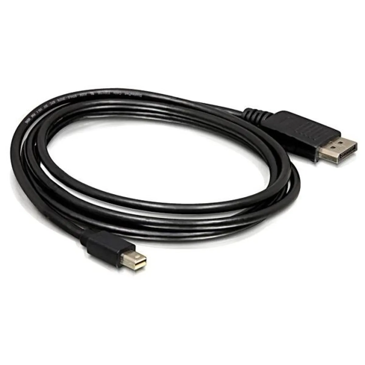 Delock 82438 mini DisplayPort - DisplayPort kábel 1,8 m fekete aranyozott #1