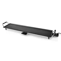 Nedis FCTE110EBK90 teppanyaki látványgrill 90x23 cm, 1800 W, állítható hőmérséklet, csepptálca, non-stick, 230 V #2