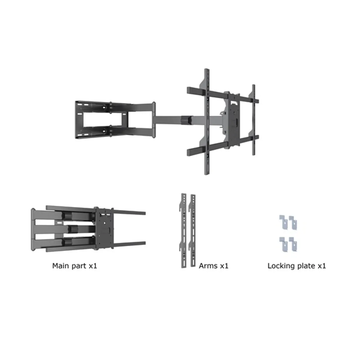 MULTIBRACKETS 7350073736539 Fali konzol M Universal Long Reach Arm 1010mm HD, Single 42-75" 800x400 40 kg #8