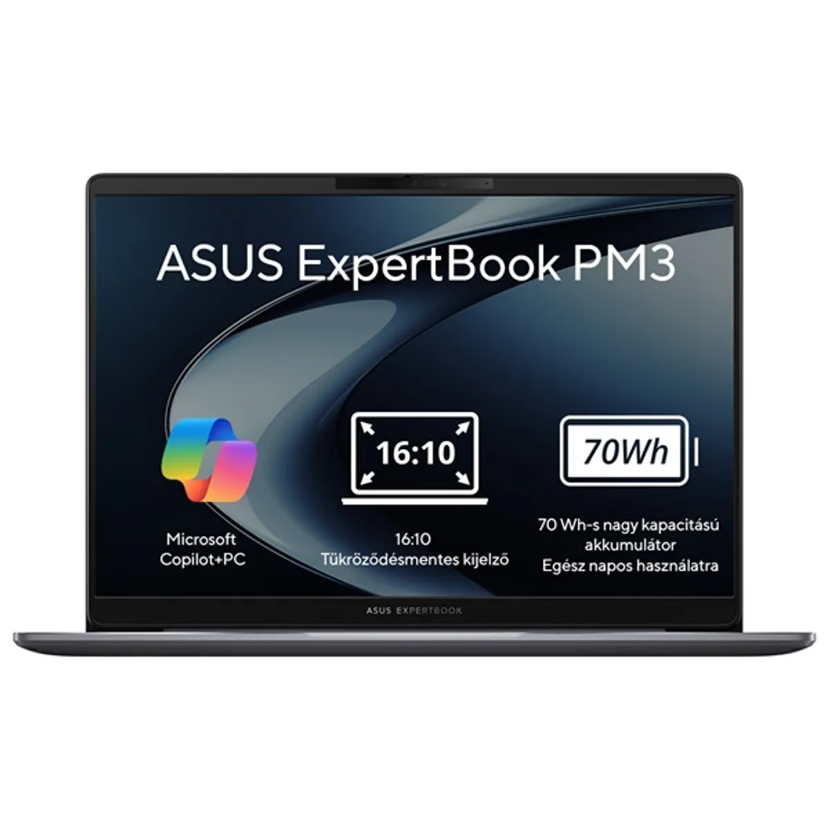 ASUS COM PM3606CKA-MB0198 ExpertBook 16" matt 1920x1200 Ryzen AI 5 350 16 GB DDR5 512 GB M.2 HDMI 2.1 USB-C 2 db USB 4 db 802.11be Ujjlenyomat-olvasó #1