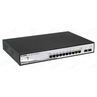 Dlink DGS-1210-10P/E DGS-1210-10P/E 10-portos PoE Layer2 2x SFP rackbe szerelhető Auto MDI/MDX Igen MAC-tábla 8 Spanning Tree Igen VLAN 256 #1