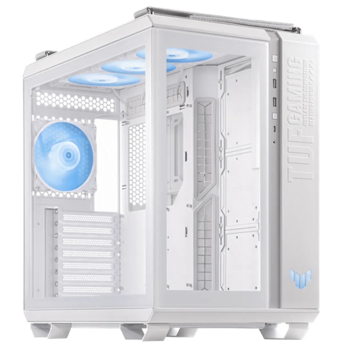 Asus per GT502 PLUS/WHT/TG GT502 Plus 4x 3.5" bővítőhely Fehér Nincs táp #1
