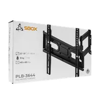 SBOX PLB-3644-2 fali konzol 32"-55", 35 kg terhelésig, VESA 100x100-400x400, dönthető, forgatható #9