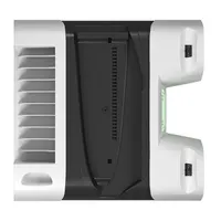 FROGGIEX FX-P5-C4-W PS5 ventilátoros állvány headset-tartó töltő 3 ventilátor-mód LED töltöttségjelzők tárhely 10 játék #4