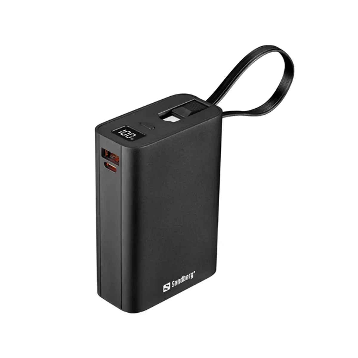 SANDBERG 421-12 Connect 20000 PD20W powerbank 20000 mAh beépített USB-C töltőkábel #3