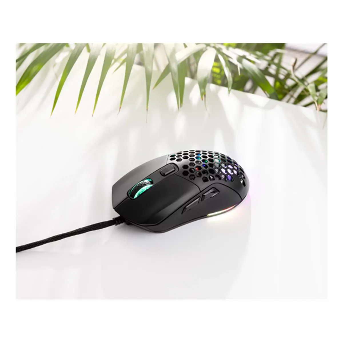 Sandberg 640-28 FlexCover 6D gamer egér Cserélhető felső burkolat DPI 800-12800 USB 2.0 1,5 m fonott kábel Huano kapcsoló #8