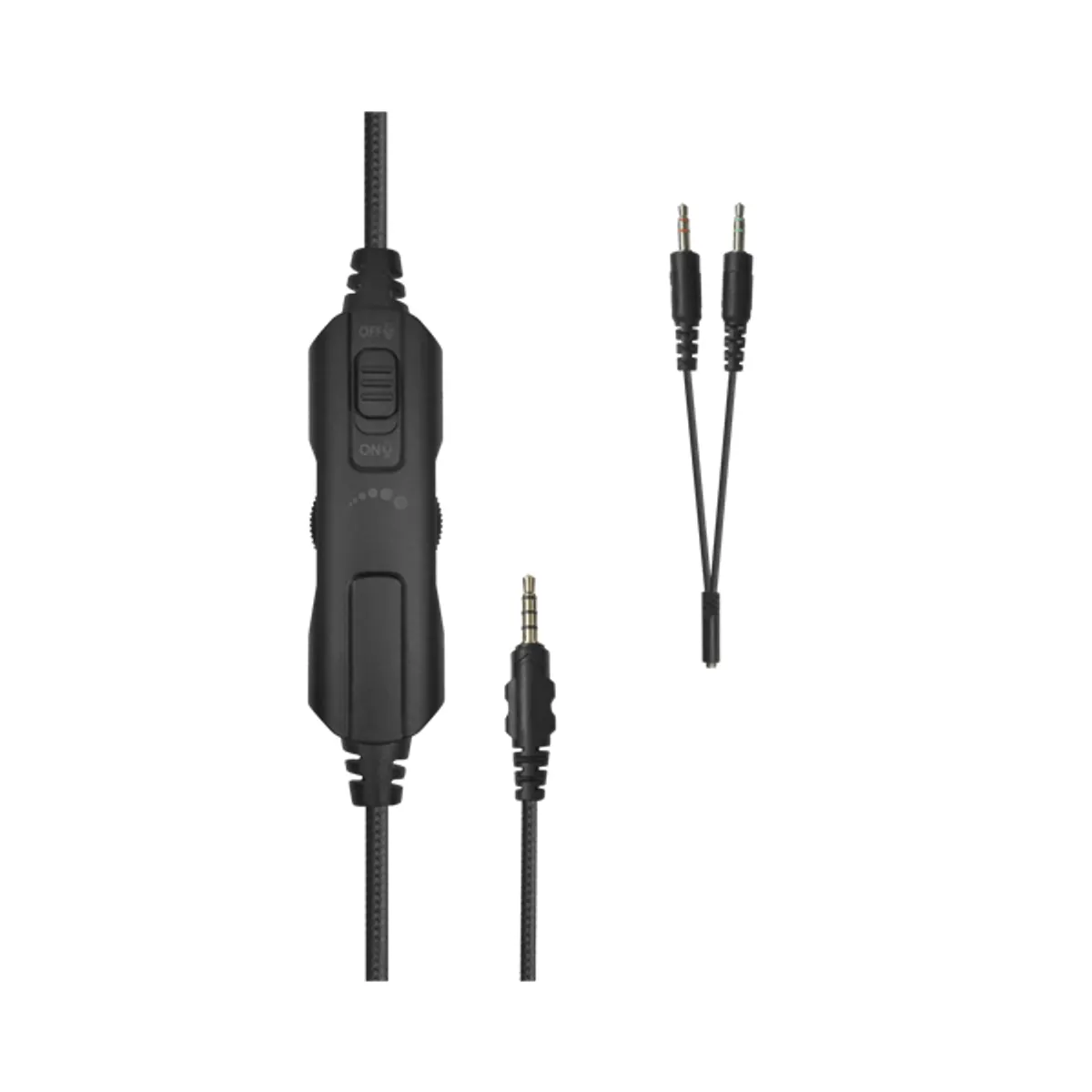 Whiteshark WS GH-2540B mikrofonos hangszóró vezetékes fekete 3,5mm jack 4pin plus 2x3,5mm adapter #3