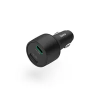 Hama 00201690 autós töltő USB A TYPE-C PD QC 32W fekete 1x USB-C 1x USB-A