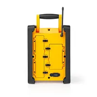 Nedis RDFM3100YW Rádió FM Bluetooth IPX5 15W 20 FM állomás 3,5 mm bemenet hordozó fogantyú #2