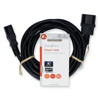 Nedis CEGL10500BK30 tápkábel IEC-320-C14-C13, 3 x 1mm, 3 m, fekete #3