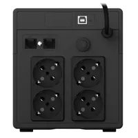 NJOY UPCMTLS610HCAAZ01B Cadu 1000 VA line-interaktív 2 Schuko USB HID adatvonal-védelem #2