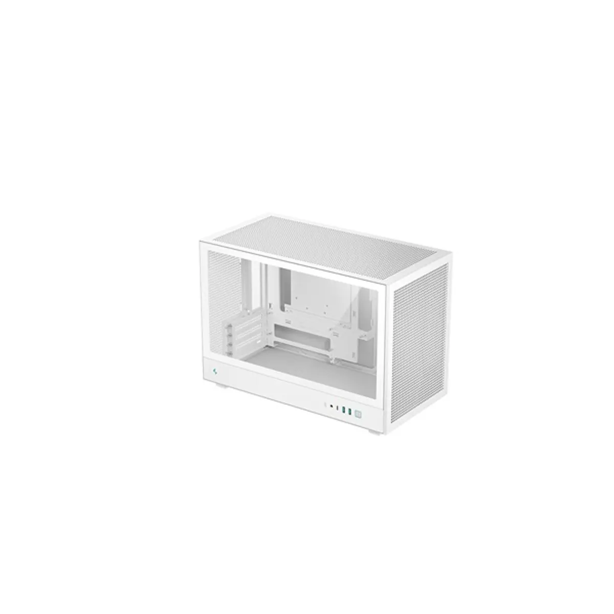 DeepCool R-CH260-WHNGM0-G-1 CH260 WH Micro-ATX üvegfalú táp nélküli fehér #1