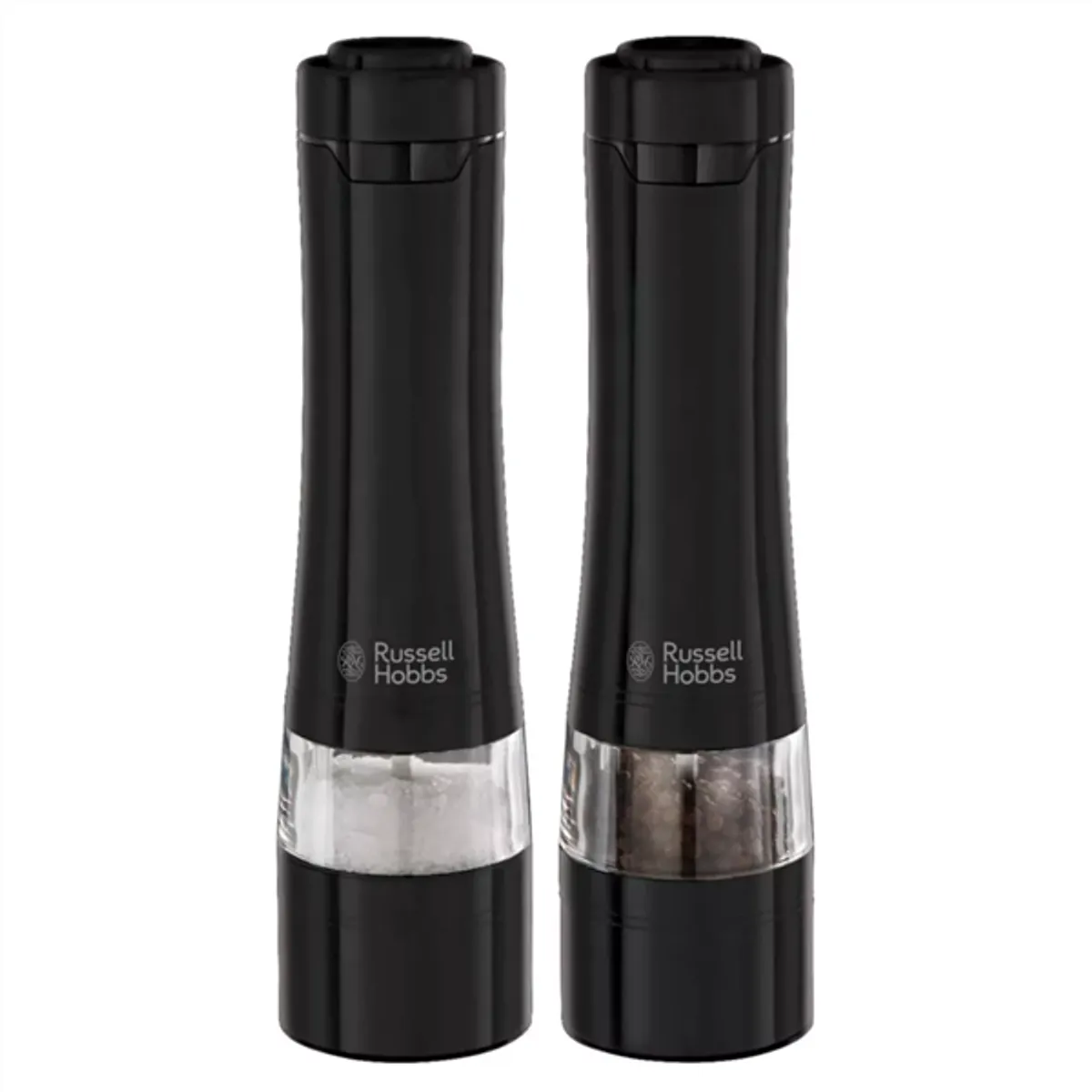 Russell Hobbs 28010-56 só- és borsőrlő kerámia őrlőbetétek, állítható finomság, beépített fény, elemes 4x AA, fekete #1