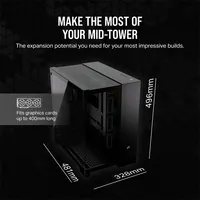 Corsair CC-9011269-WW 6500X RGB iCUE LINK edzett üveg fekete tápegység nélkül #9