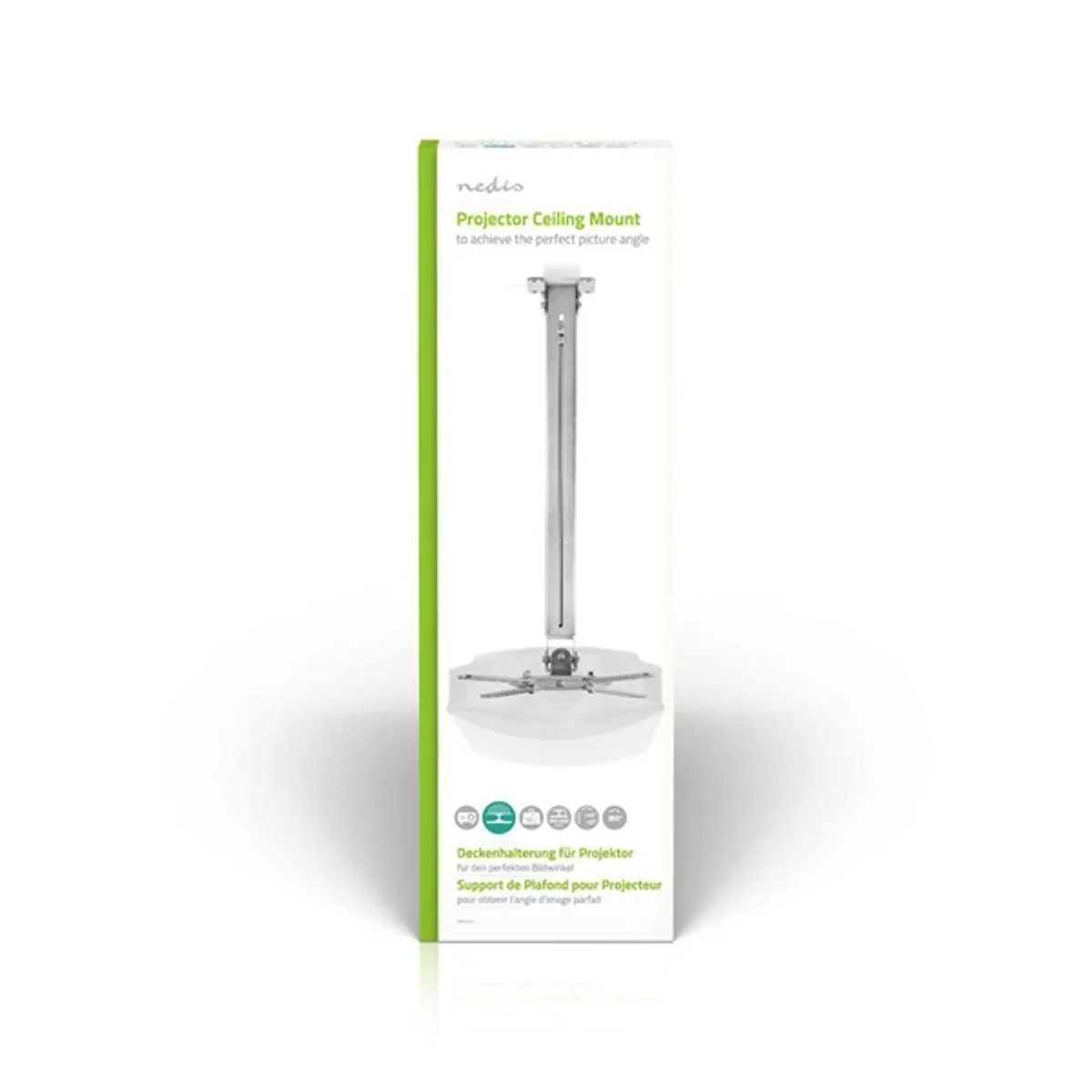 NEDIS PJCM200GY dönthető, forgatható mennyezeti konzol, 4 karos, max 10 kg, furattartomány 185-327 mm, min 550 mm max 1000 mm #7