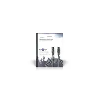 Nedis COTG15012GY150 DMX kábel XLR 3 tűs apa XLR 3 tűs anya Nikkelezett 15,0 m sötétszür #3