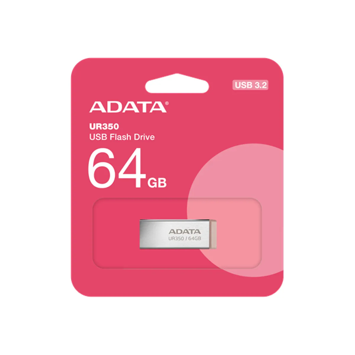 ADATA UR350-64G-RSR/BG UR350-64G 64 GB USB 3.2 USB-A Szekvenciális Olvasás 100 MB/s Szekvenciális Írás 100 MB/s Barna #1
