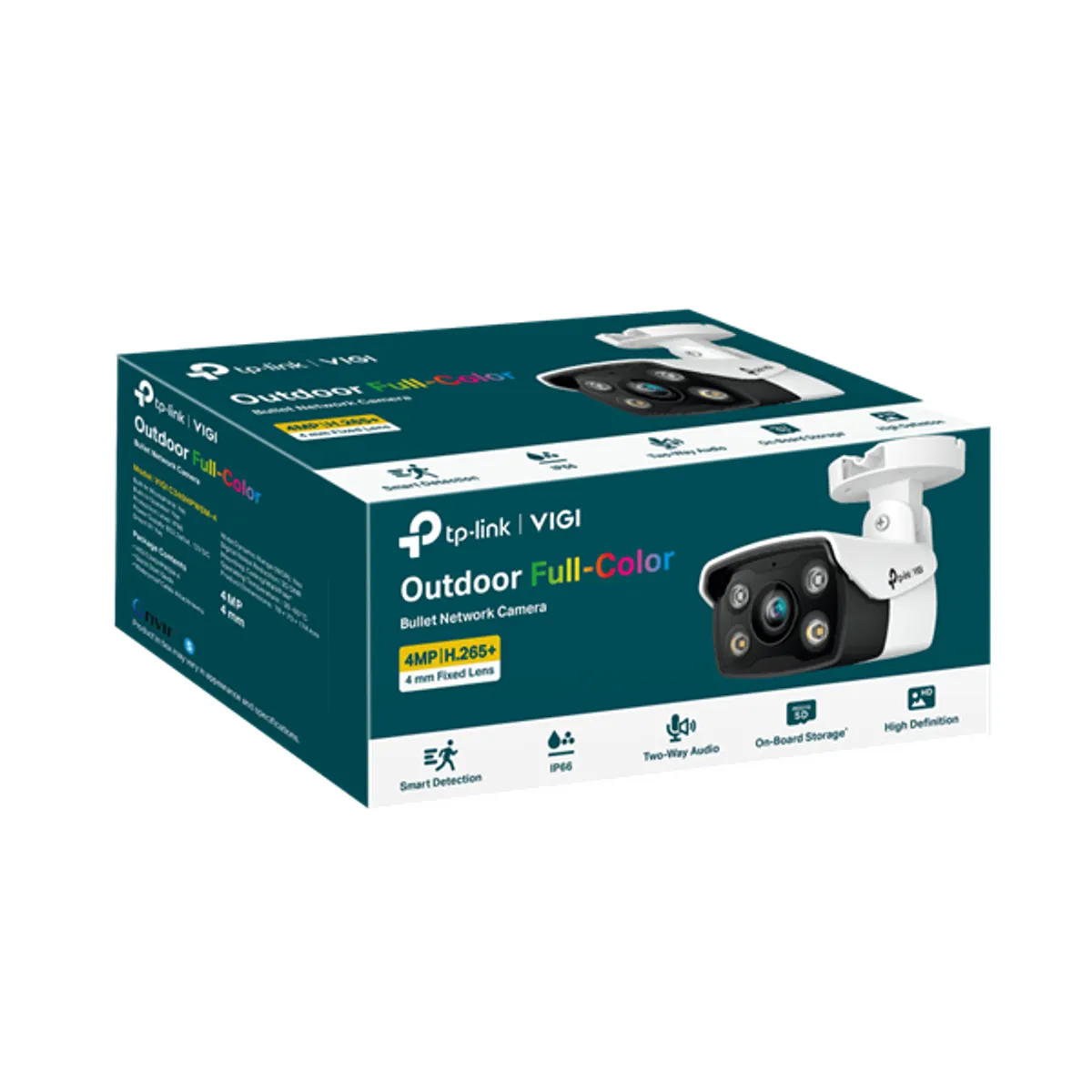 TP-LINK VIGI C340(2.8MM) 4MP kültéri Full-Color IP kamera PoE/12V #3