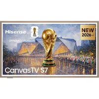 HISENSE 55S7S Hi-QLED Canvas TV 55" 4K 144Hz HDMI 2.1 eARC VRR Wi-Fi Bluetooth USB