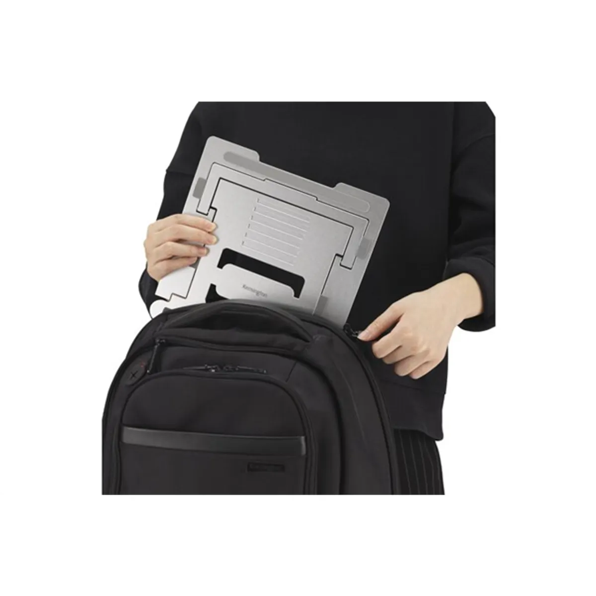 Kensington K50417WW Easy Riser alumínium laptopállvány 6 fokozatú magasságállítás 86-118 mm 22-33 fok 16"-os laptophoz 0,4 kg #9