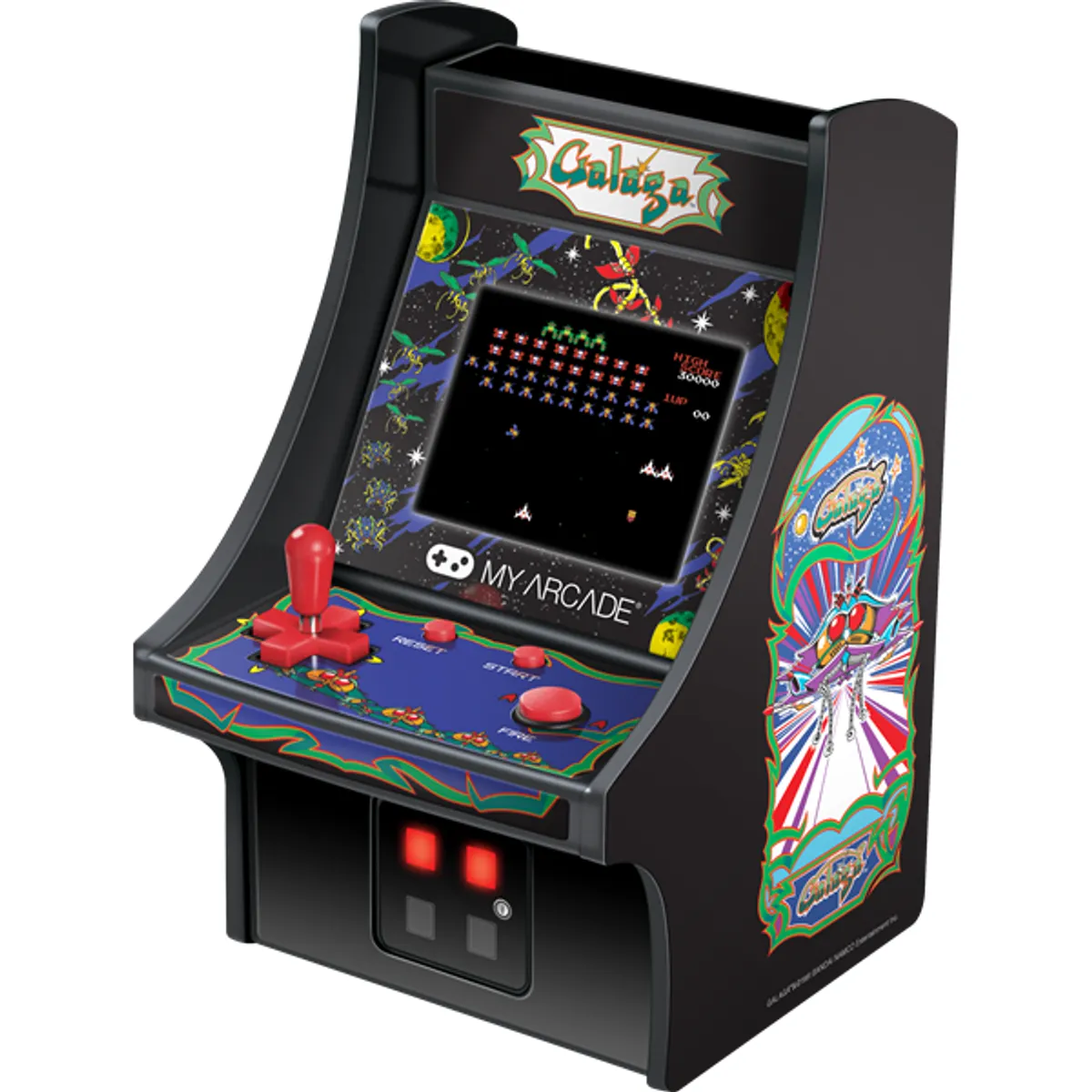 MY ARCADE DGUNL-3222 Galaga Micro Player 2.75" kijelző, kivehető joystick, külső hangszóró, 3,5 mm fejhallgató-csatlakozó #4