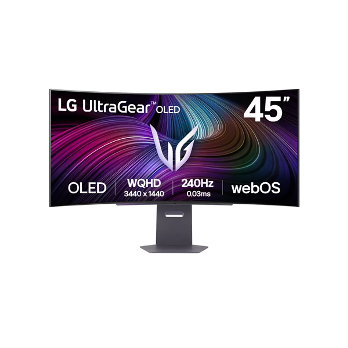 LG MON 45GX90SA-B.AEU OLED játékmonitor 44,5" 21:9 3440x1440 240 Hz 1 ms ívelt HDMI DisplayPort USB-C LAN #1