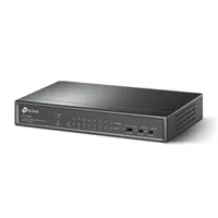 TP-LINK TL-SF1009P 9-portos 8 PoE portok 10-100 Mbps asztali switch 65 W
