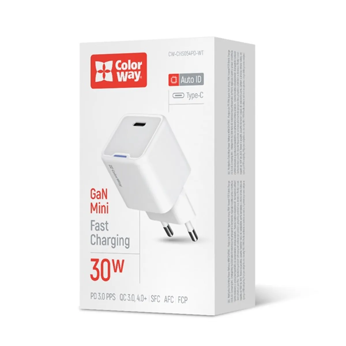 ColorWay CW-CHS054PD-WT GaN Mini 30W PD PPS USB-C fehér #2