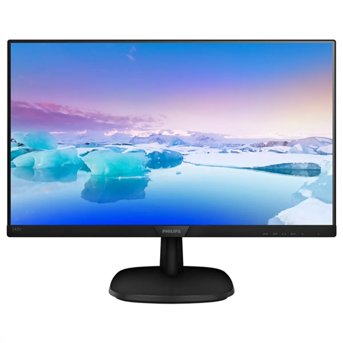 PHI MON 243V7QJABF/00 monitor 23.8" ips 1080p 75hz 16:9 100x100 vesa hdmi displayport d-sub beépített táp hangszóró fejhallgató kimenet #7