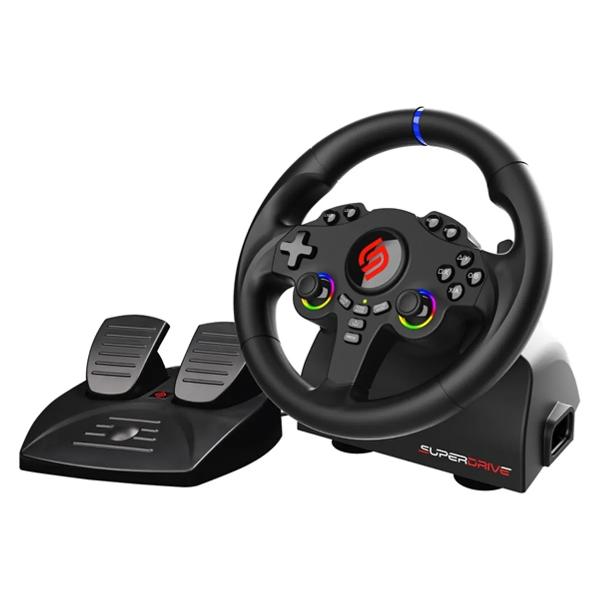 SUBSONIC SA5720-2 pedálos kontroller PC PS5 rezgőhatás #1