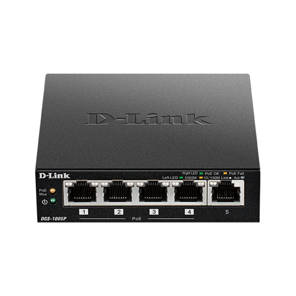 D-Link DGS-1005P-E 5-portos 1Gb fibre Layer-2 kapcsoló #3
