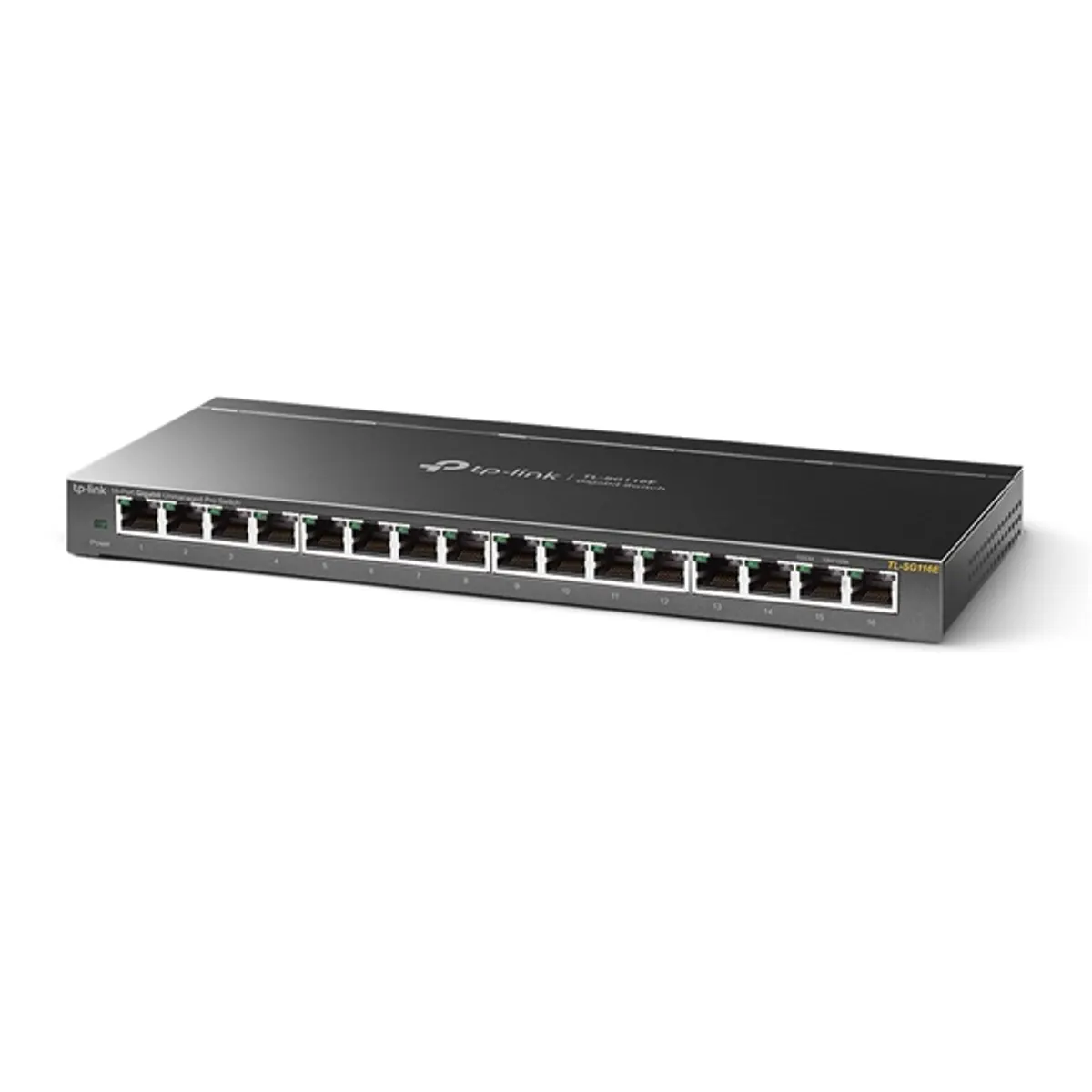 TP-LINK TL-SG116E 16-portos gigabit unmanaged pro switch fémház QoS VLAN IGMP snooping #1