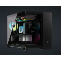 CORSAIR CC-9011265-WW 2500X mATX mid-tower edzett üveg fekete