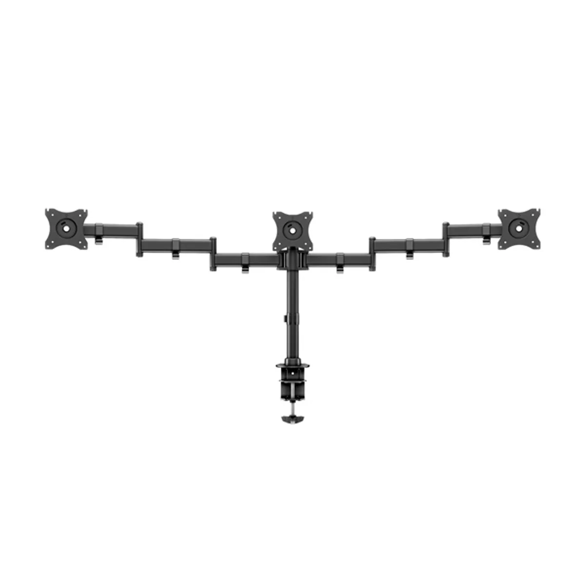 Multibrackets 7350073733385 Deskmount Basic Triple Dönthető forgatható VESA 75x75 100x100 fekete 7,5 kg #2