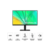 SMG MON LS27D600EAUXEN 27\" ips hdr 100 Hz 5 ms 350 nit állítható magasság dönthető pivot fali 100x100 HDMI DP USB #4